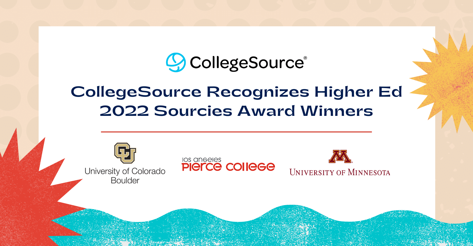 2022 CollegeSource Sourcies Award Winners