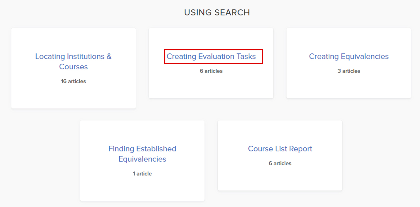 Using-Search-TES-Help-Documentation